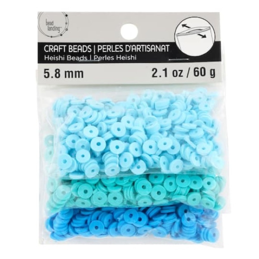 5.8mm PVC Heishi Craft Beads by Bead Landing